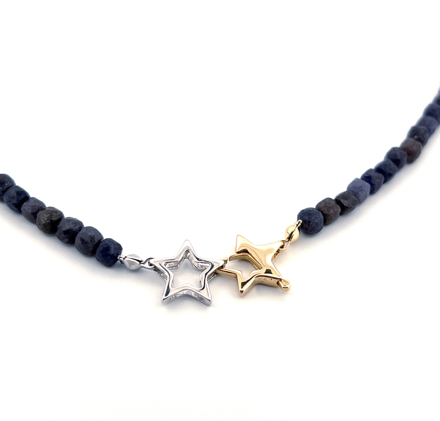 Oh, My Stars & Sapphires | Front Closing Necklace