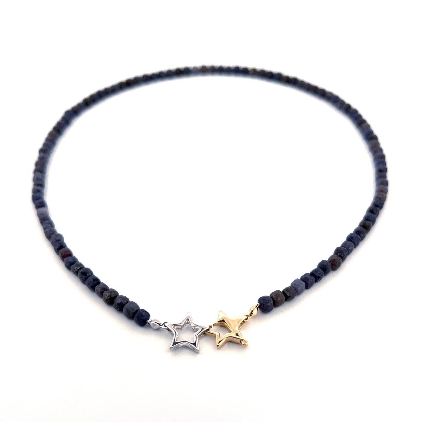 Oh, My Stars & Sapphires | Front Closing Necklace