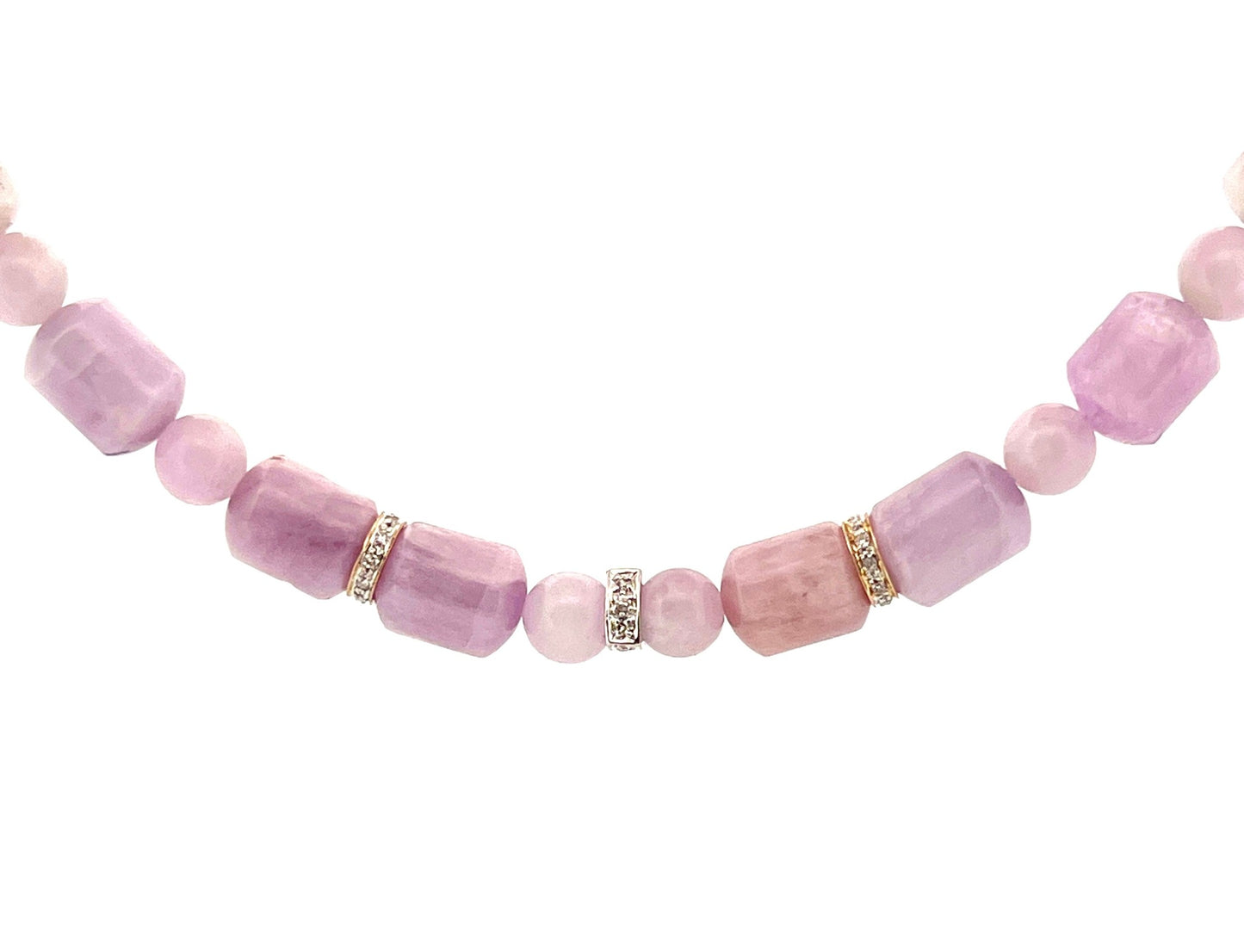 Higher Powers | Kunzite & Diamond Necklace