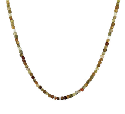 Age of Aquarius | Green Garnet & Diamond Necklace