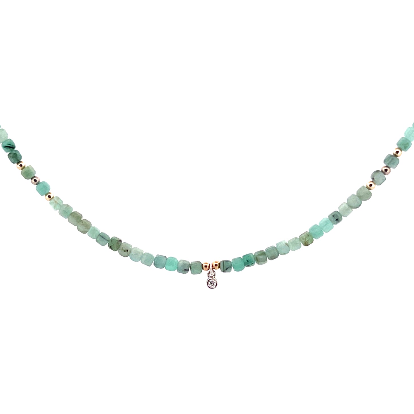 Green Without Envy | Emerald & Diamond Necklace