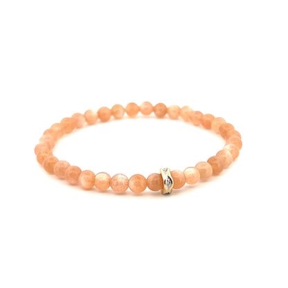 Solar Powered | Sunstone & Diamond Bracelet