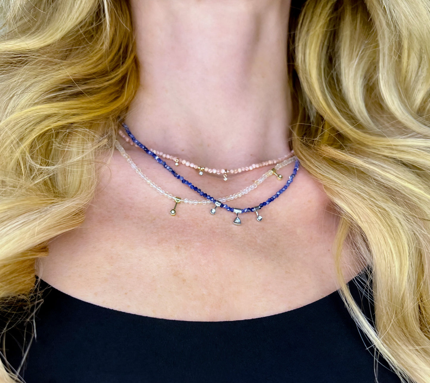 My Hero | One-of-a-Kind Sodalite & Diamond Necklace