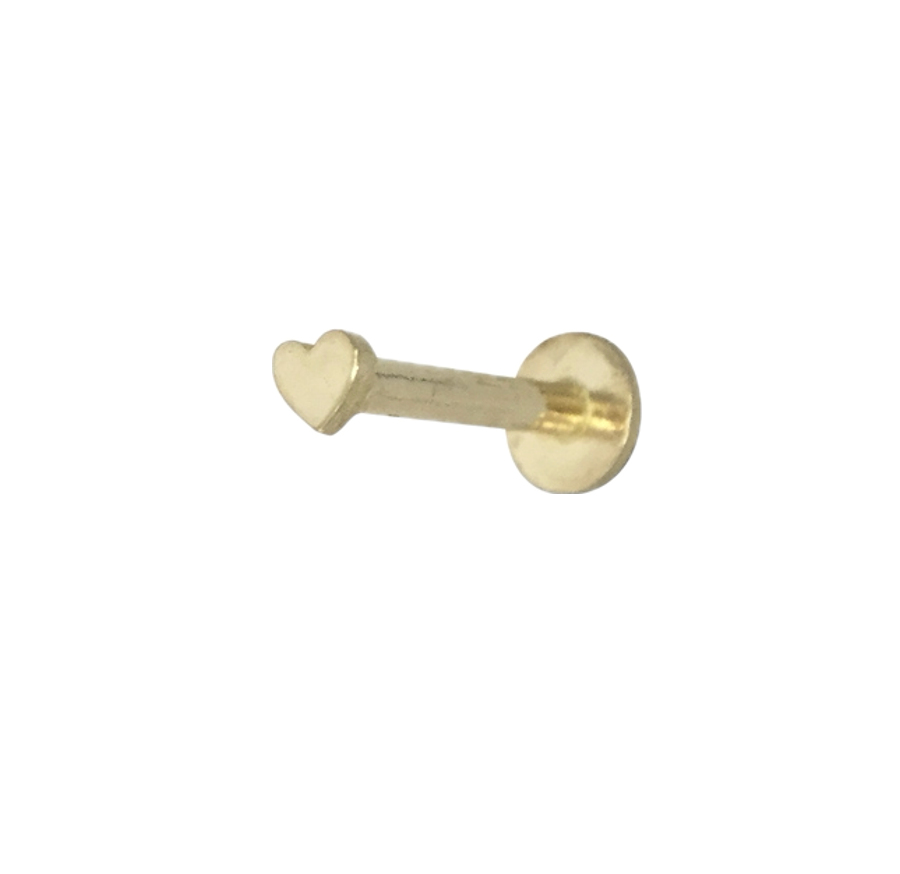 Heart of Gold | Tiny Screwback Stud