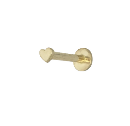 Heart of Gold | Tiny Screwback Stud