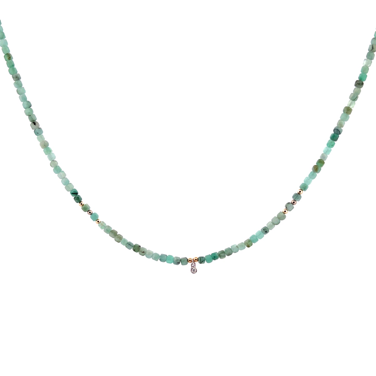 Green Without Envy | Emerald & Diamond Necklace