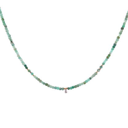 Green Without Envy | Emerald & Diamond Necklace