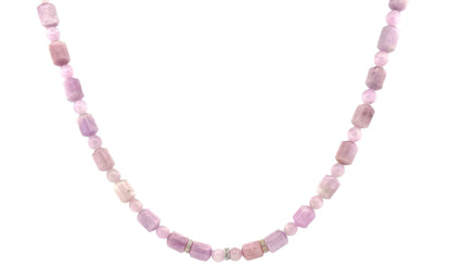 Higher Powers | Kunzite & Diamond Necklace