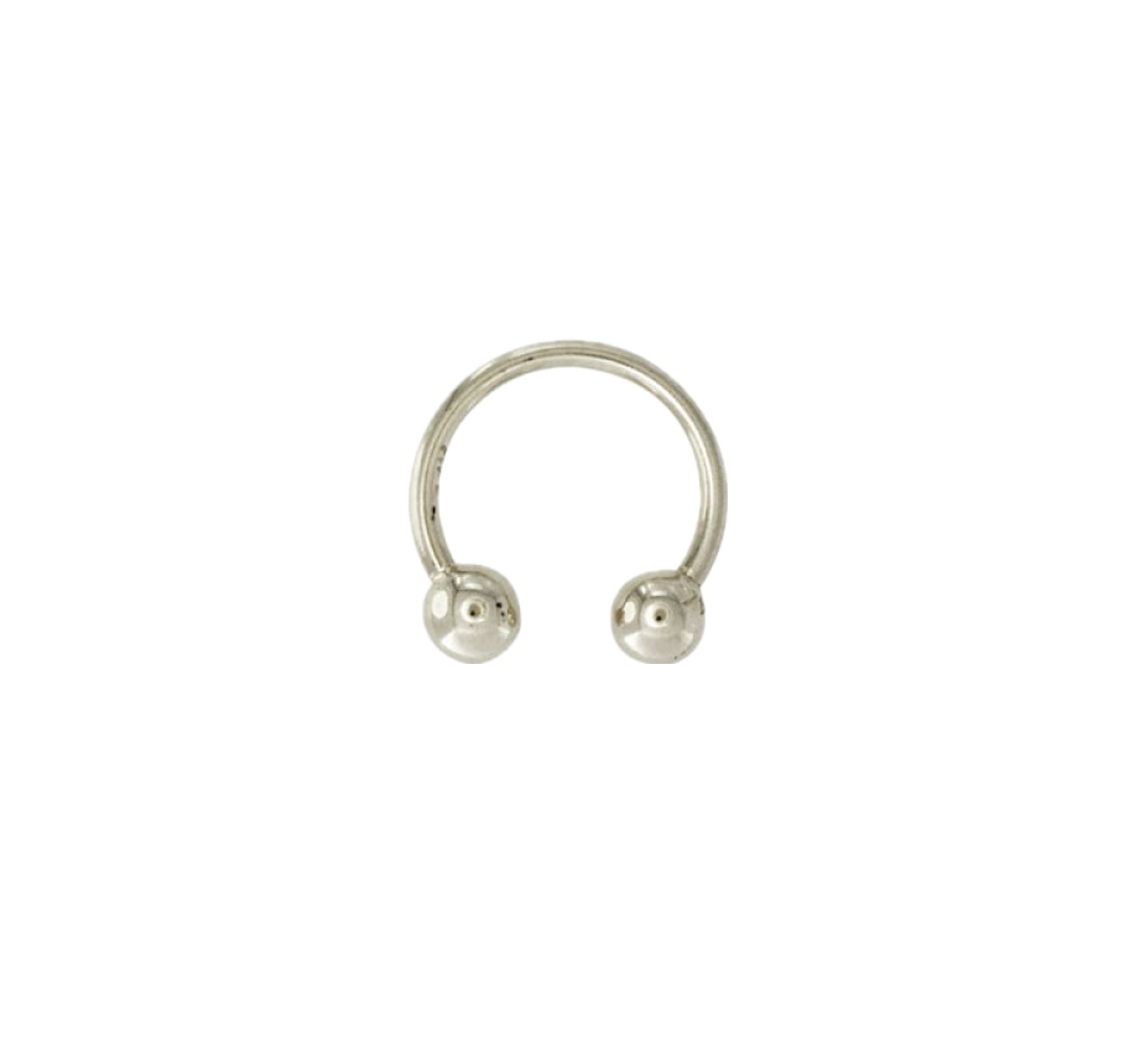 Mini Horseshoe Barbell Earring