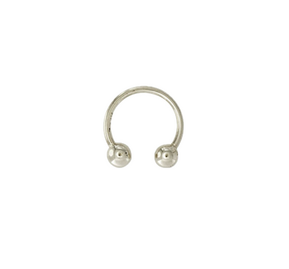 Mini Horseshoe Barbell Earring