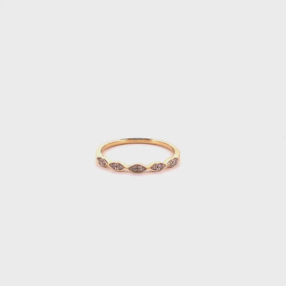 Mini Evil Eyes | Diamond Ring